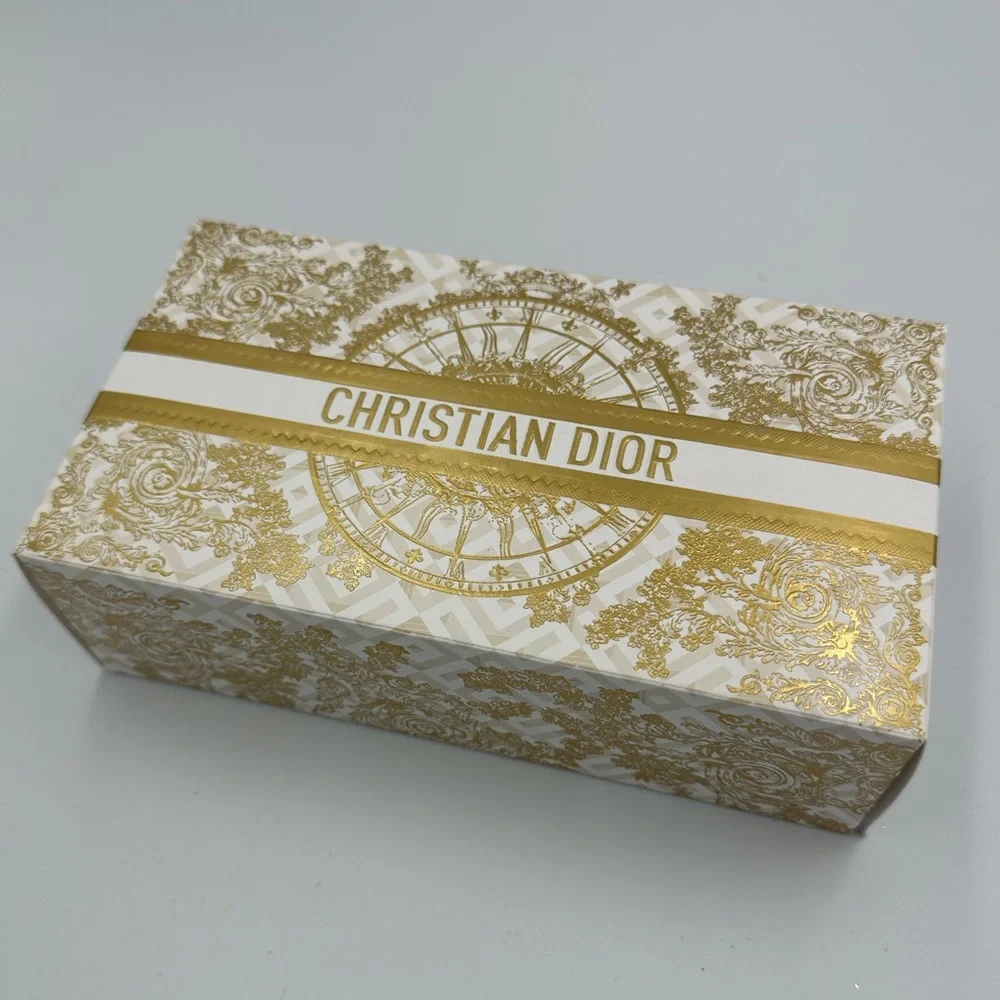 New Dior Gold Cosmetic Pouch With Box – Limited Edition Gift